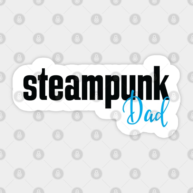 Steampunk Dad Sticker by ProjectX23 Orange